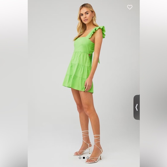 Show me your mumu lovely mini dress Ruffle Sleeve Dress - Picture 2 of 12